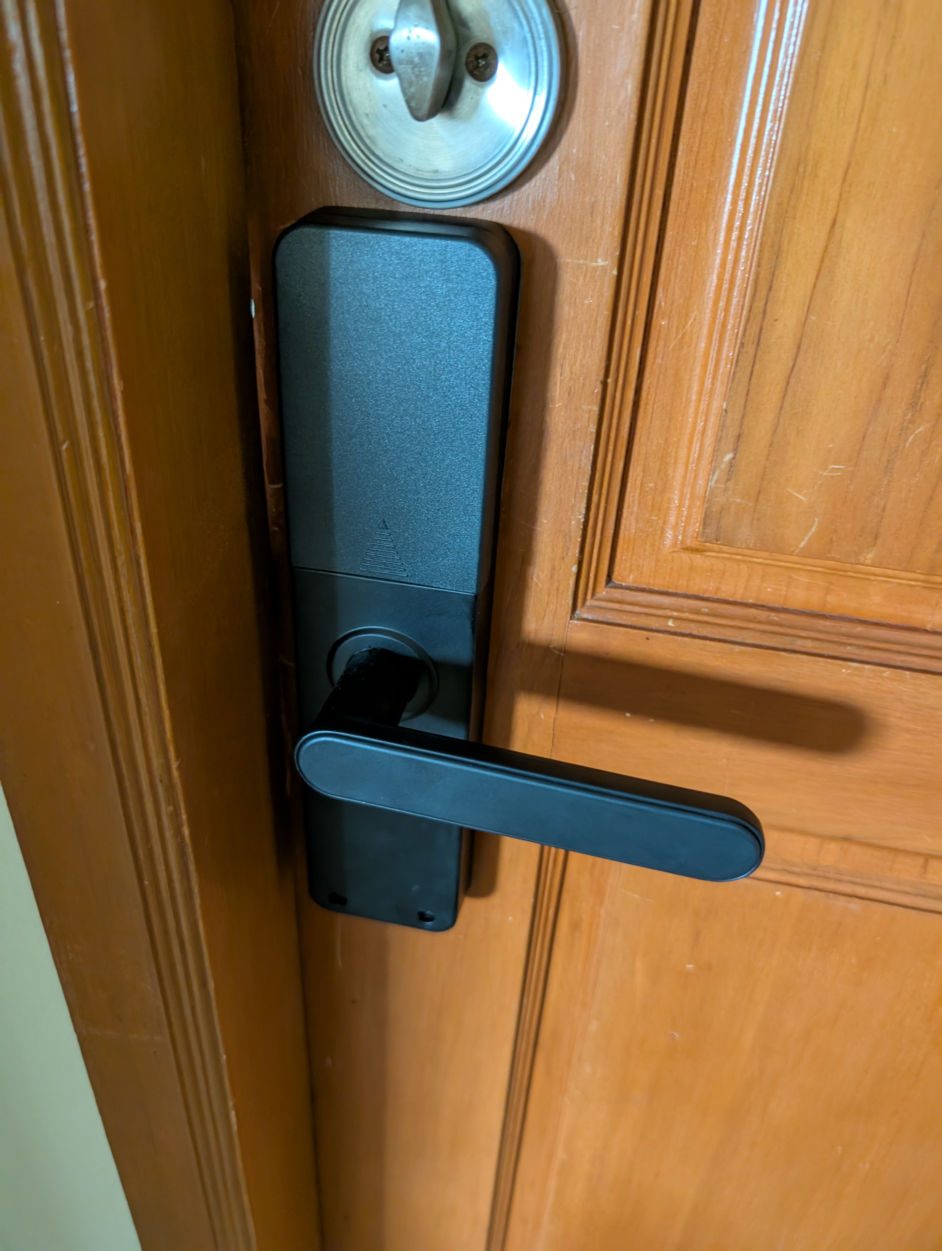 Smart Lock ดิจิตอลสีดำ